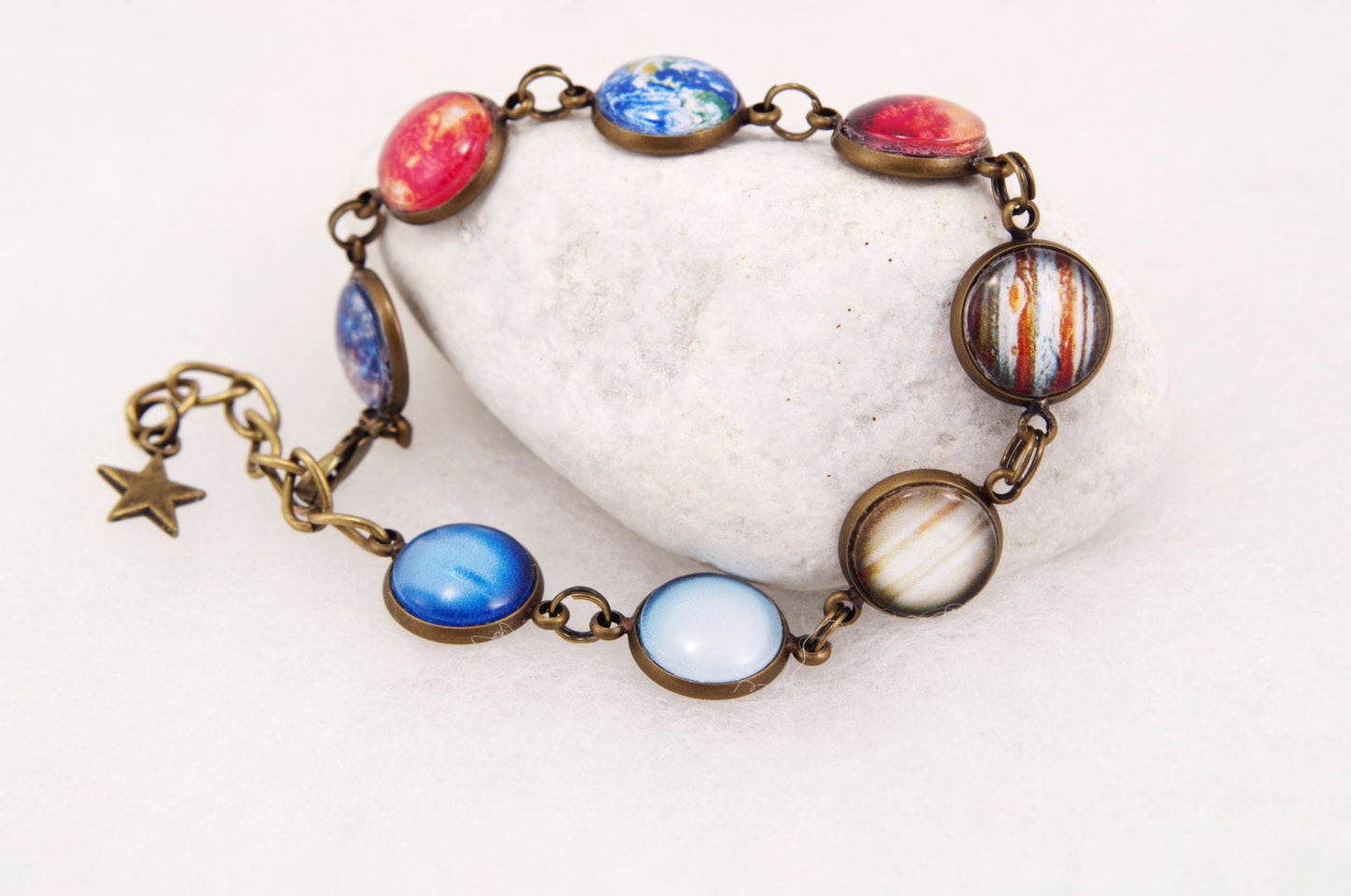 Planet Solar system bracelet Space Solar System Jewelry Nebula bracelet Venus Bracelet Space Jewelry Gift for her cosmic