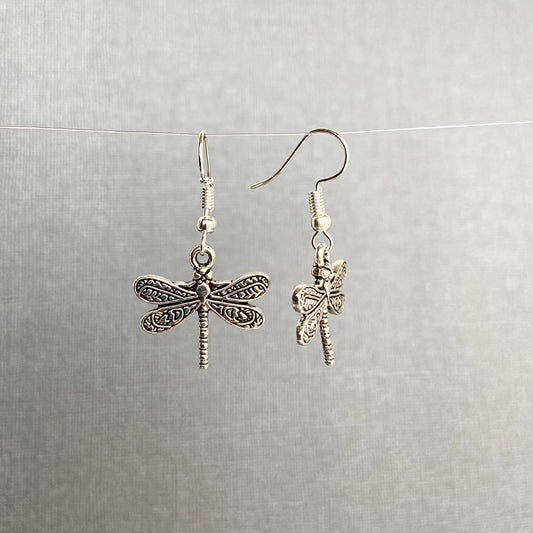 Dragonfly dangle earrings Insect Statement Earrings Dragonfly jewelry Mothers day gift for mom gift for women sister gift best friend