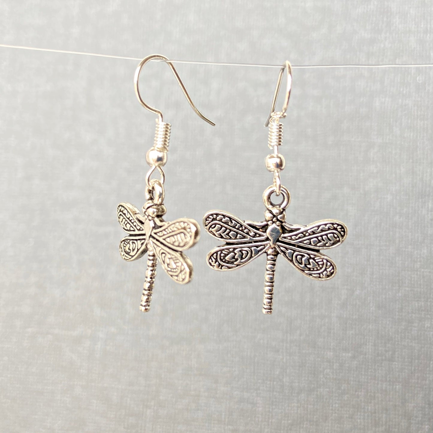 Dragonfly dangle earrings Insect Statement Earrings Dragonfly jewelry Mothers day gift for mom gift for women sister gift best friend