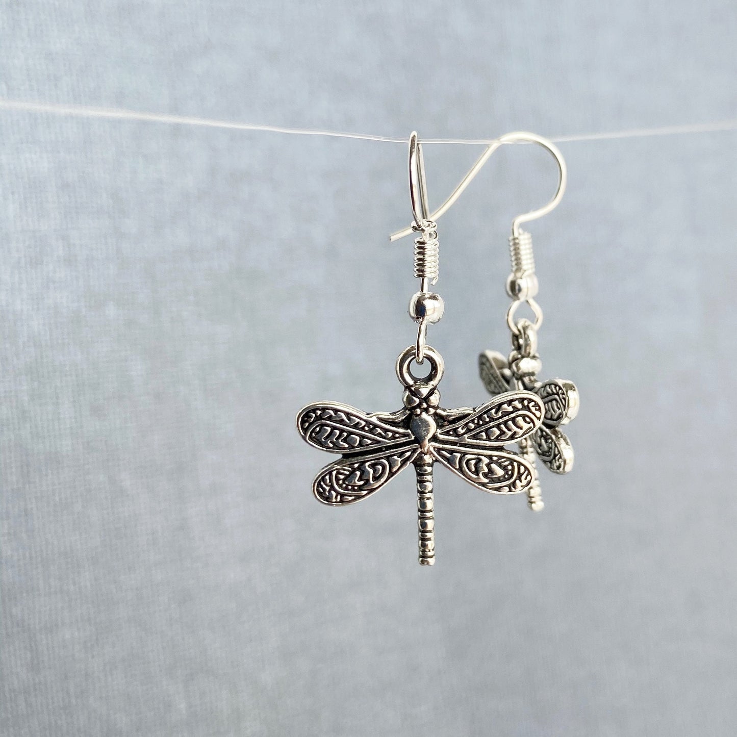 Dragonfly dangle earrings Insect Statement Earrings Dragonfly jewelry Mothers day gift for mom gift for women sister gift best friend