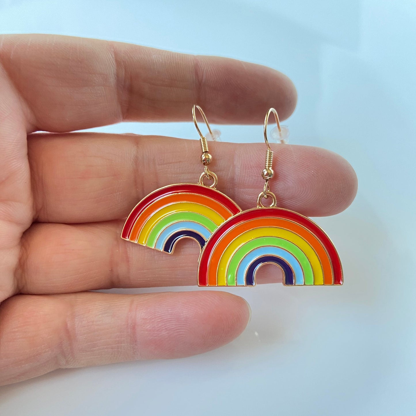 Rainbow Earrings LGBT Jewelry Pride Gay Earrings Pride Rainbow Arch Transgender Pride Flag LGBT  Multicolor