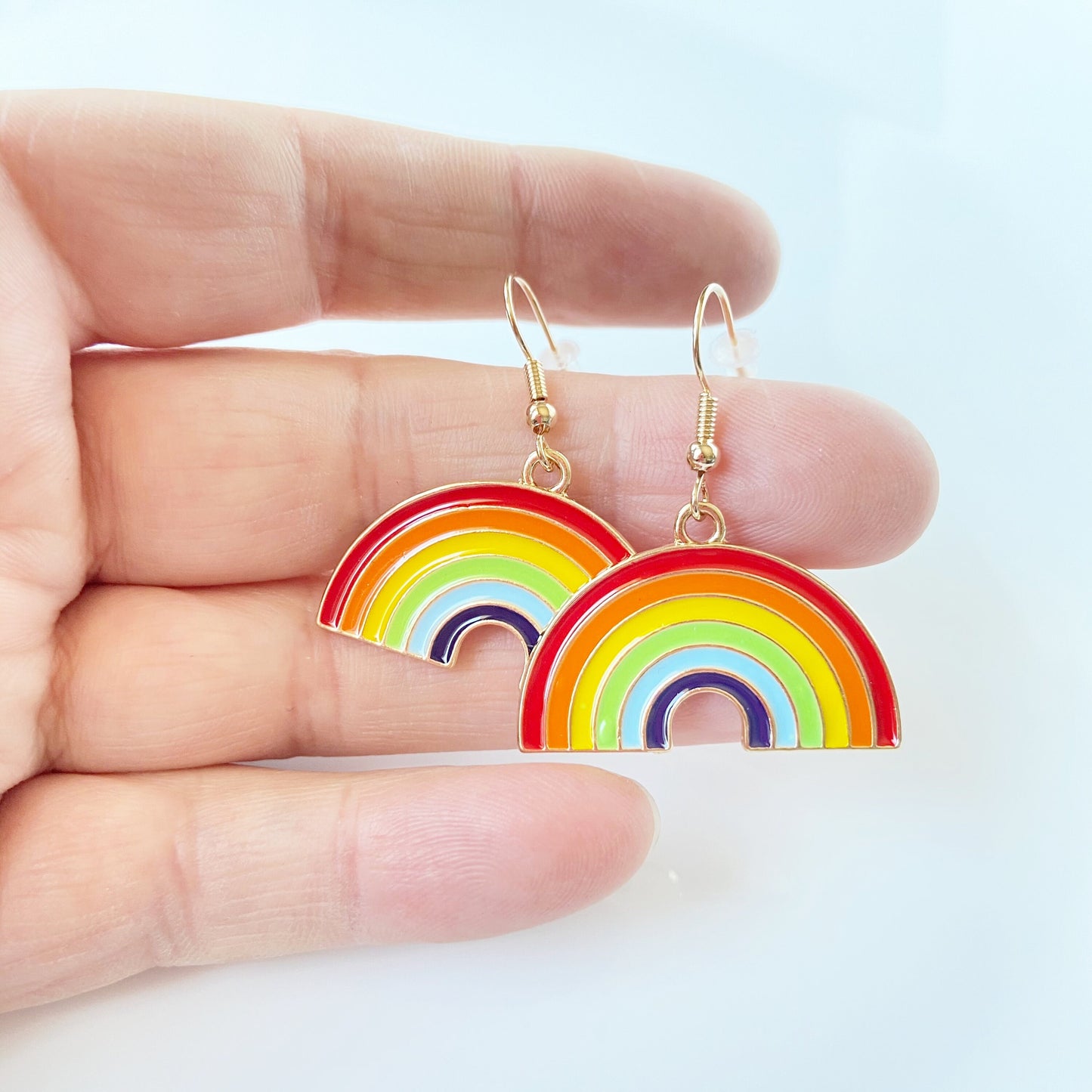 Rainbow Earrings LGBT Jewelry Pride Gay Earrings Pride Rainbow Arch Transgender Pride Flag LGBT  Multicolor