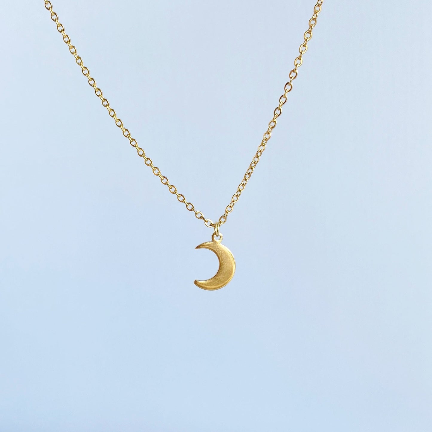 Moon necklace for women gift for best friends Gold crescent Moon Celestial jewelry gifts for mom and daughter