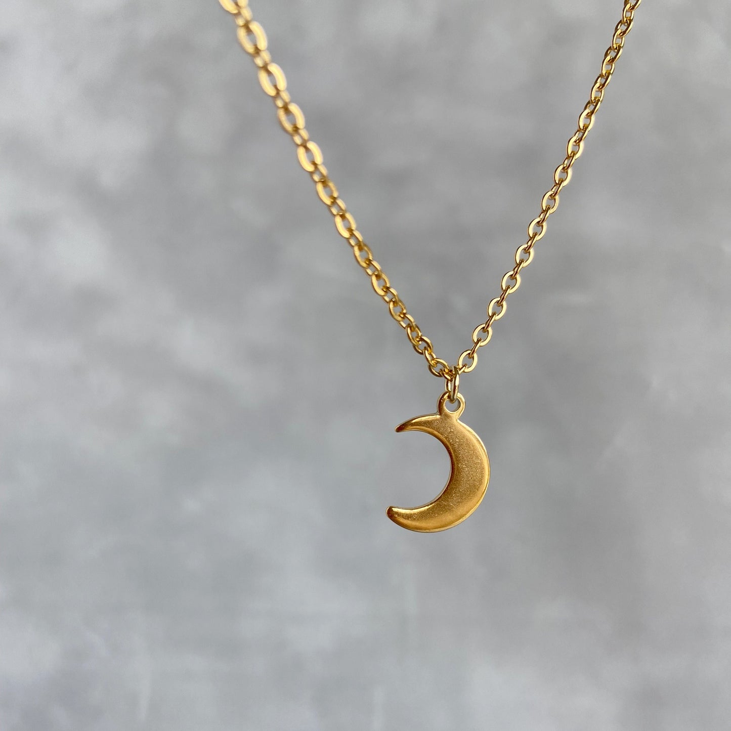 Moon necklace for women gift for best friends Gold crescent Moon Celestial jewelry gifts for mom and daughter