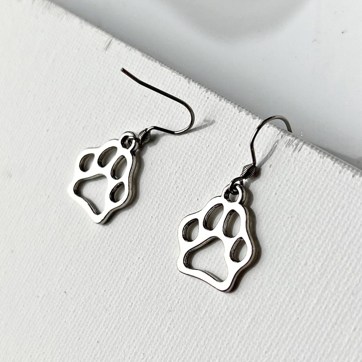 Cute Cat or Dog Paw Print Earrings Perfect for the Animal Lover