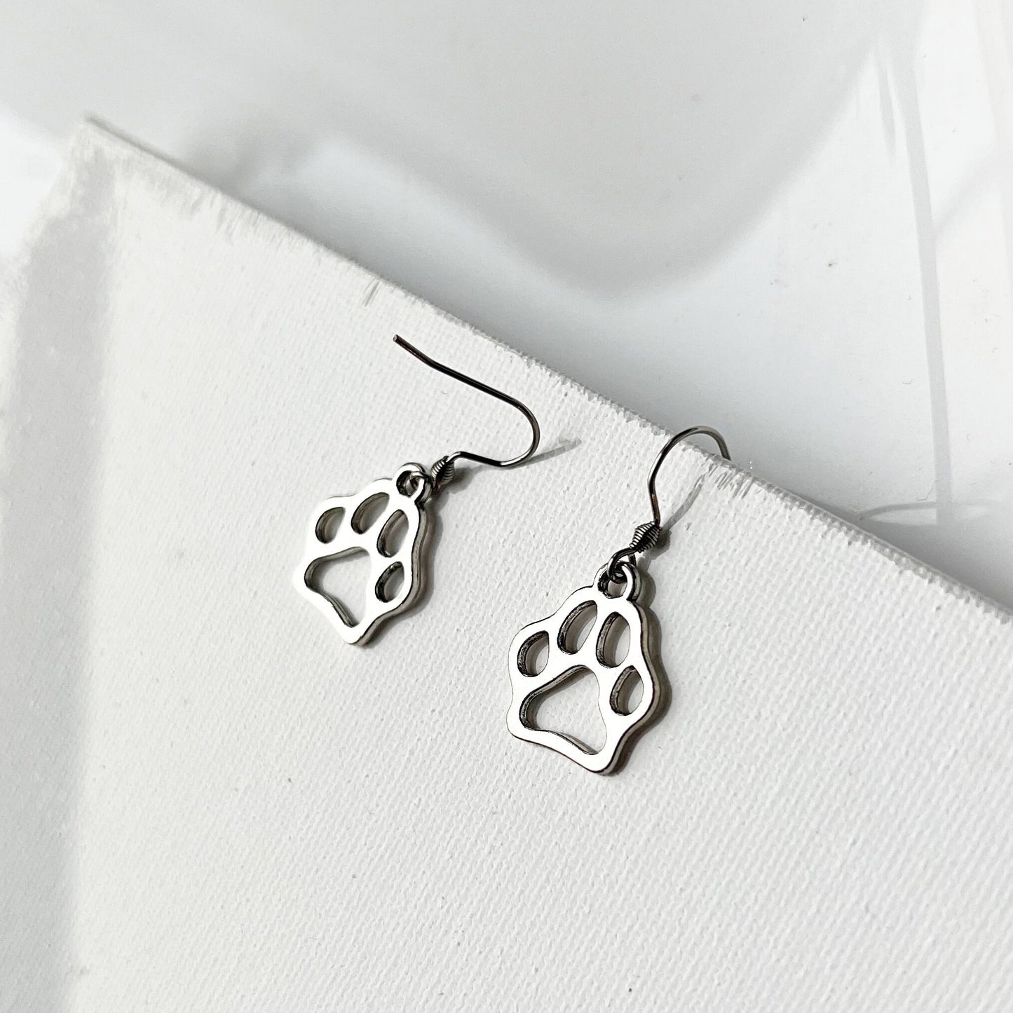 Cute Cat or Dog Paw Print Earrings Perfect for the Animal Lover