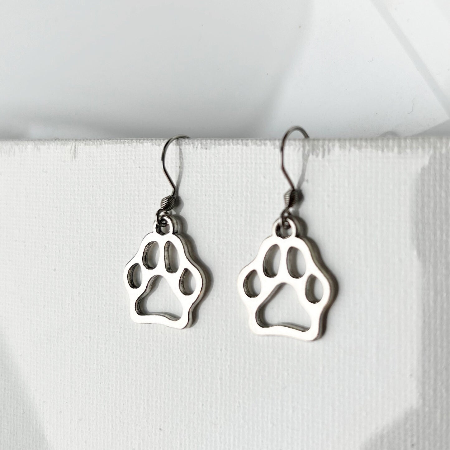 Cute Cat or Dog Paw Print Earrings Perfect for the Animal Lover